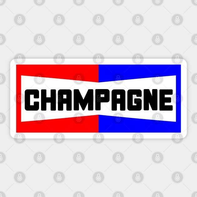 Champagne Sticker by Yeaha